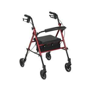 Rollator with 6" Casters